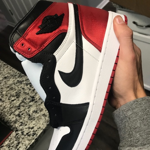 Sneaker Club San Diego Jordan 1 Satin Black Toe